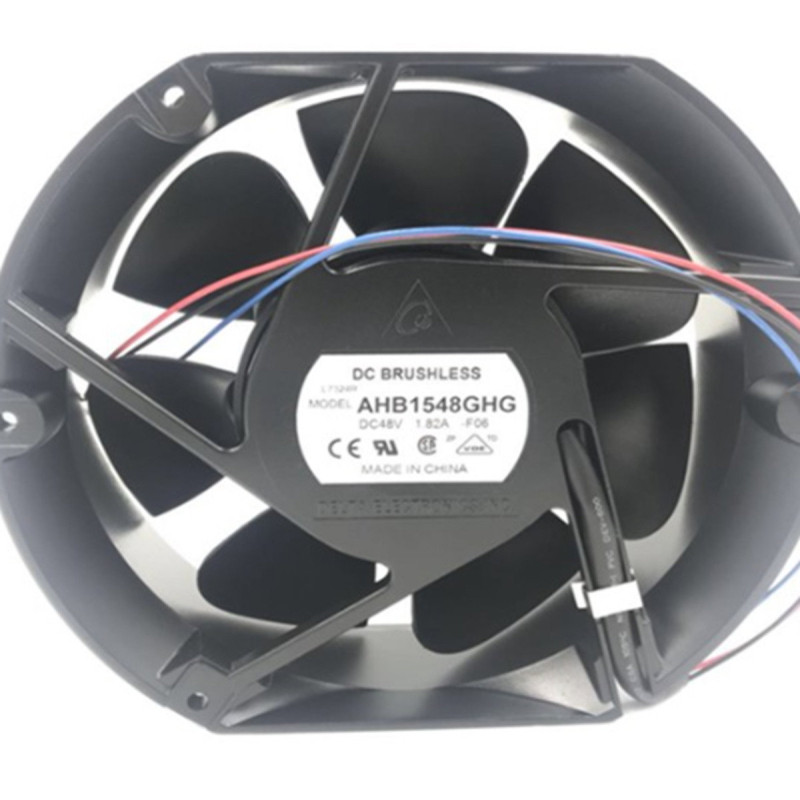 Delta AHB1548GHG-F00 ,Ebat 172x150x51mm,Besleme 48vdc 1.52A 73W,Hava 400-Cfm,3-Kablo Fan