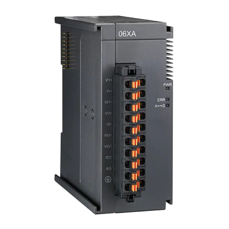Delta AS06XA-A ,Besleme 24vdc,Giriş 4-Analog,Çıkış 2-Analog,Plc Ek Genişleme Analog Modül