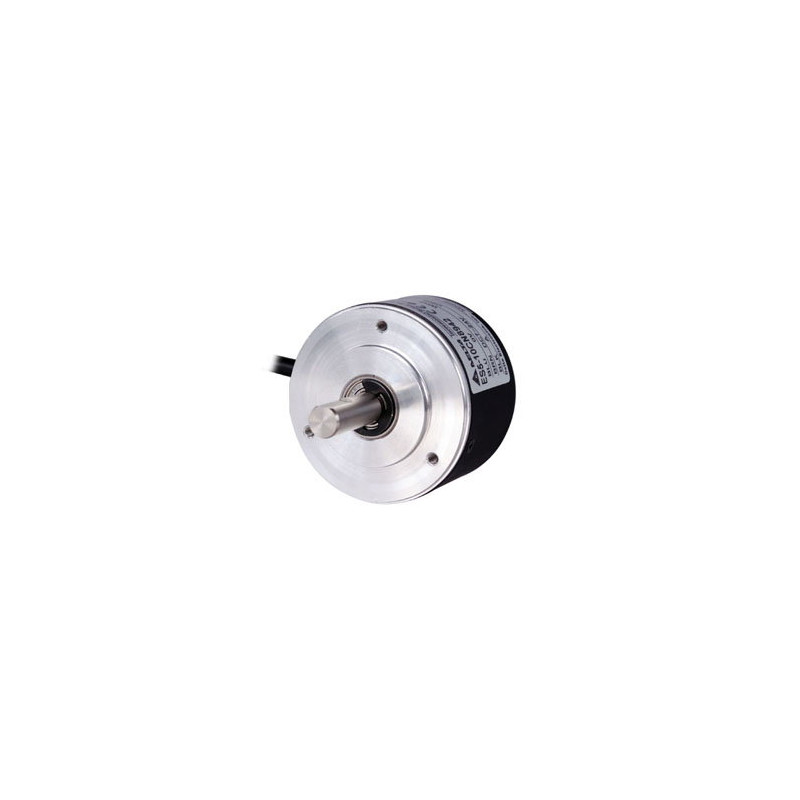 Delta ES5-11CN6942 ,Gövde 50mm,Mil 6 mm,Besleme 12..24vdc,1024 Pals,Çıkış 6-NPN,8-Kablo Enkoder
