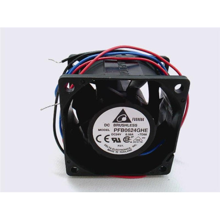 Delta PFB0624GHE-F00 ,Ebat 60x38mm,Besleme 24vdc 0.50A 12W,56-Cfm,3 Kablo Fan