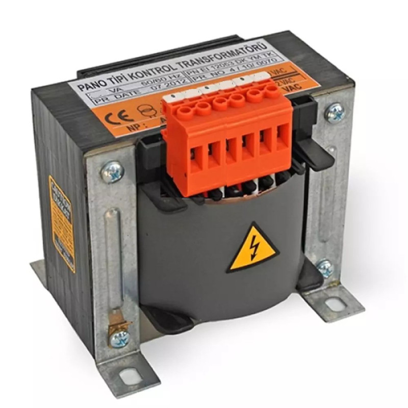 Denk 300VA-220 12-24 ,Güç 300va,Primer 220v,Sec1 12v 80va,Sek2 24v 220va,Pano Trafo