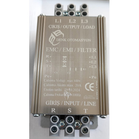 Denk DP30 ,Ebat 14x7cm,3-Faz,380vac 30 Amper,Emc Filtre