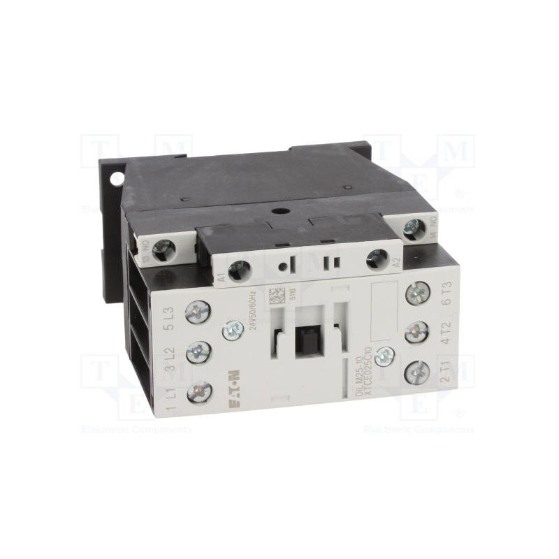 Eaton DILM25-01-EA 24VDC ,Bobin 24vdc,Güç 11kw 25 Amper,Kontak-3P 1K,Kontaktör