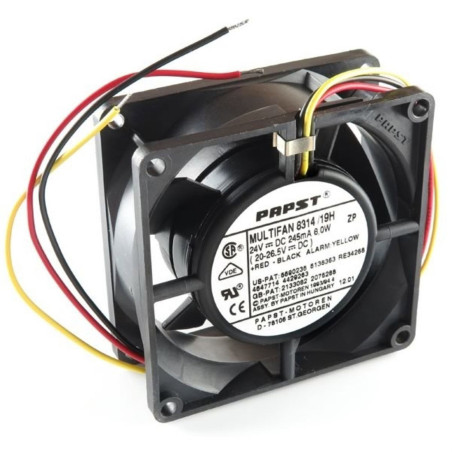 EbmPapst 8314 19H ,Ebat 80x32mm,Besleme 24vdc 0.25A 6W,Hava 47-Cfm,2-Kablo Fan