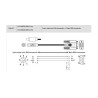 Endelkon UC-MS050-06A ,Delta Dvp Dop RS232,DSUB-9M DIN8,5mt Kablo
