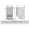 Inovance MD200T3.7B-INT ,MD200,Güç 4kw 380vac,3-Faz TriFaz,Ac Motor Sürücü Inverter