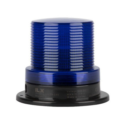 İlx İL-XM-T9-24M ,Besleme 24v dc,Çap 90mm,Ses 90dB Multi,Renk Mavi Multi,Tepe Lamba