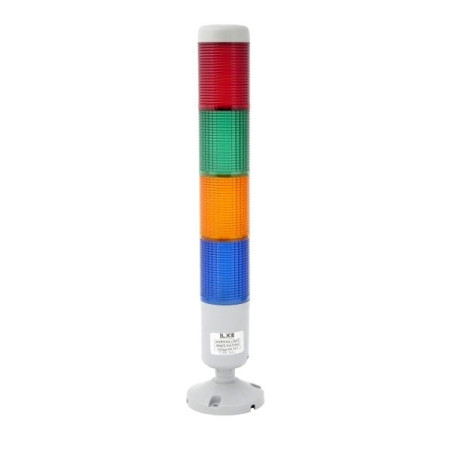İlx İL-XS-T5-244KYSM-CC ,Besleme 24vac dc,Renk 4-Kat Sabit,Tepe Lamba
