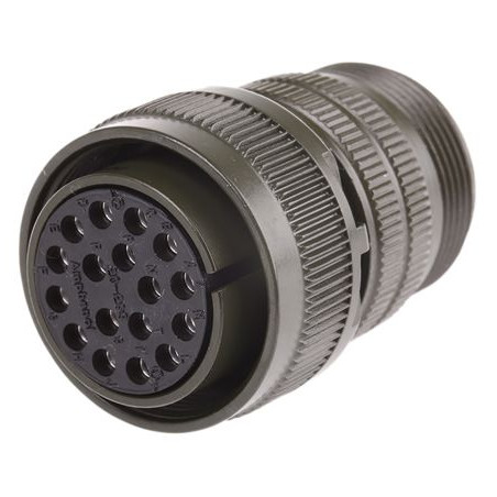 Maojwei MS3106-20-29S ,Düz Seyyar,M32 17pin Dişi,Soket Konnektör
