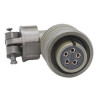 Maojwei MS3108-14S-5S ,Açılı Seyyar,M22 5pin Dişi,Soket Konnektör