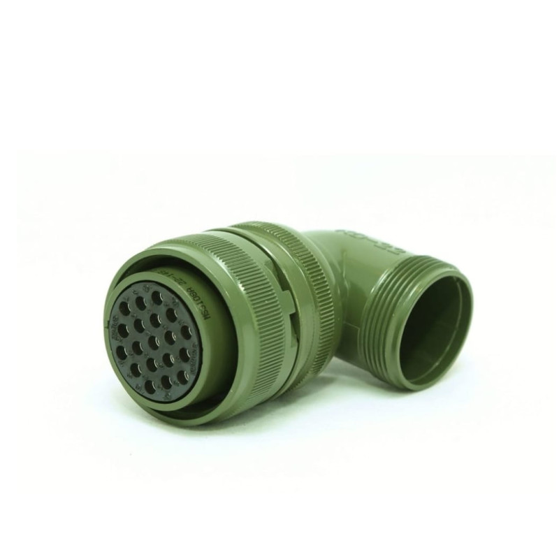Maojwei MS3108-22-14S ,Açılı Seyyar,M32 19pin Dişi,Soket Konnektör