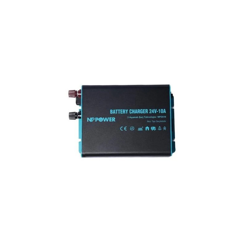 NpPower NP2410 ,Besleme 220vac,Çıkış 24vdc 10 Amper,Akü Şarj