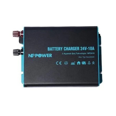 NpPower NP2410 ,Besleme 220vac,Çıkış 24vdc 10 Amper,Akü Şarj