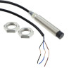 Omron E2B-M12LN08-WP-B1 ,Ebat M12x65mm,Ölçüm 8mm,Çıkış PNP-NO,Besleme 10v..30vdc,Soket 3-Kablo,Endüktif Metal Sensör