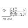 Omron E3FA-RP11 ,Ebat M18x45mm,Ölçüm 4mt,Çıkış PNP-NO NC,Besleme 10v..30vdc,4-Kablo,Reflektör Fotosel