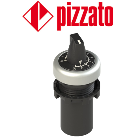 Pizzato E61DM010K-D319 ,Montaj 22mm,10k 1w,M22 Potansiyometre
