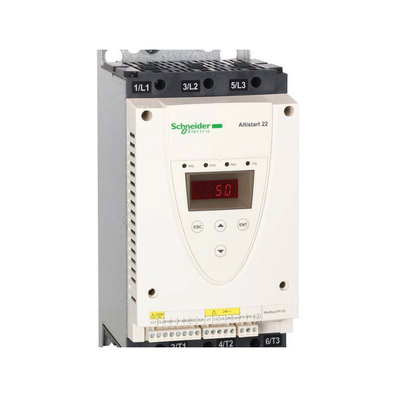 Schneider ATS22D47Q ,Güç 22kw 380vac,3-Faz,Ac Motor Yolverici SoftStarter