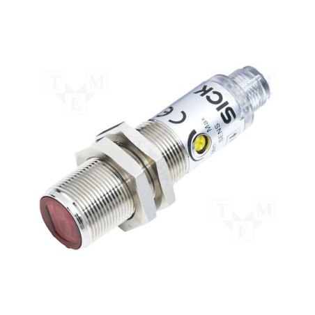 Sick VL18-3P3140 6013527 ,Ebat M18x78mm,Ölçüm 3mt,Çıkış PNP-NO,Soket M12 4pin,Reflektör Fotosel