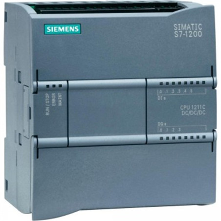Siemens CPU1211C ,Besleme 24vdc,Giriş 6-Dijital 2-Analog,Çıkış 4-PNP,Plc Cpu Modül