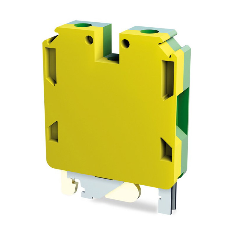 Tbloc TBL16E-SY ,Renk SarıYeşil,Kesit 16mm ,Vidalı Ray Toprak Klemens