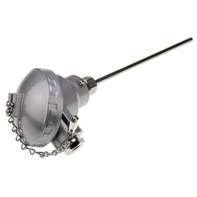 Tekon TR82-F13B21H060350 ,Çap 6mm,Boy 35cm,Rakor 20mm,PT100,Topuz Isı Sensör