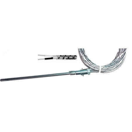 Tekon TT11-J106-30-2K ,Çap 6mm,Boy 30cm,Kablo 2mt,TC-J,Bayonet Isı Sensör
