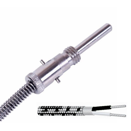 Tekon TT11-J106-3-10CCB ,Çap 6mm,Boy 3cm,Kablo 10mt,TC-J,Bayonet Isı Sensör