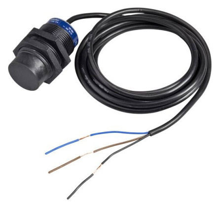 Telemecanique XS4P18AB110 ,Ebat M18x45mm,Ölçüm 0..8mm,Çıkış 0..10v,Besleme 24v..48vdc,3-Kablo 2mt,Endüktif Mesafe Sensör