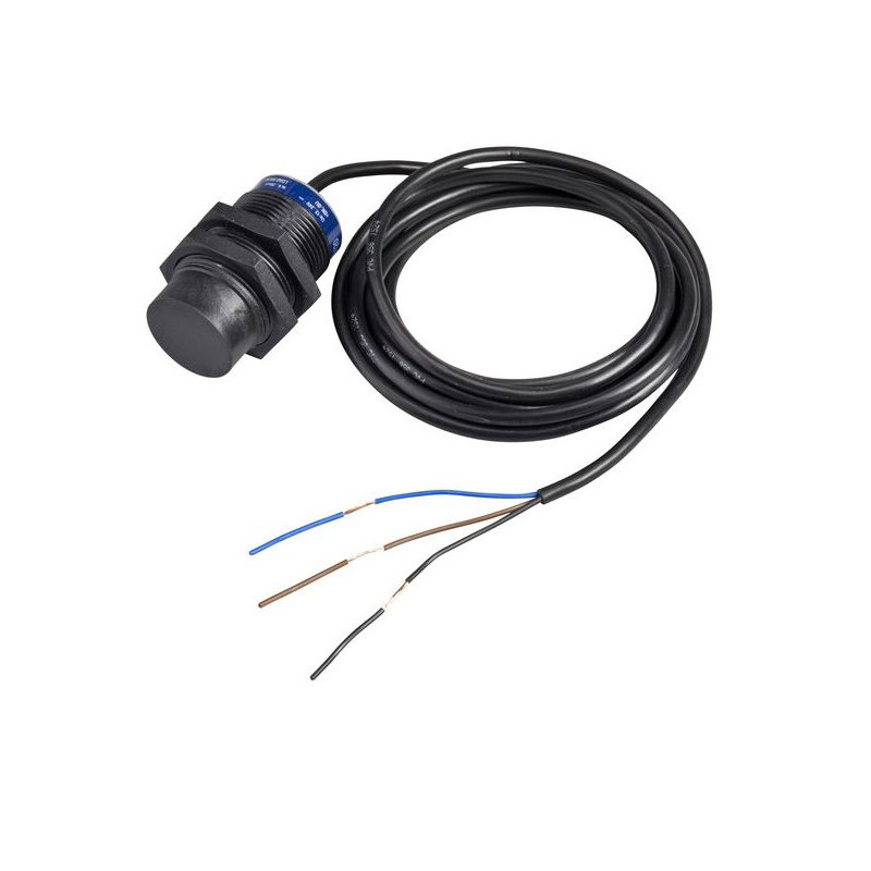 Telemecanique XS4P18AB120 ,Ebat M18x41mm,Ölçüm 0..8mm,Çıkış 4..20mA,Besleme 24v..48vdc,3-Kablo,Endüktif Mesafe Sensör