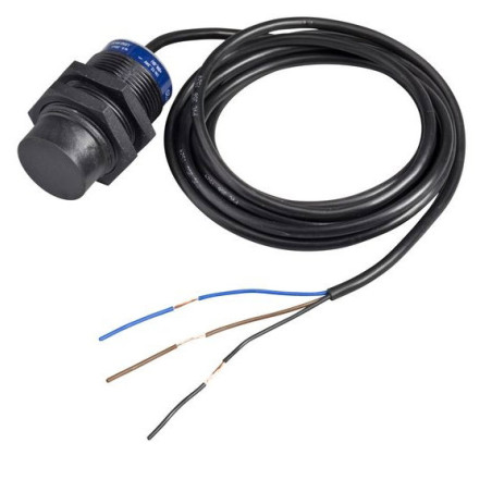 Telemecanique XS4P18AB120 ,Ebat M18x41mm,Ölçüm 0..8mm,Çıkış 4..20mA,Besleme 24v..48vdc,3-Kablo,Endüktif Mesafe Sensör