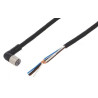 Telemecanique XZCP1041L5 ,Soket M8 4pin,Açılı 90,4-Kablo Pur-5mt,Sensör Kablo