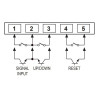 Autonics LA8N-BN ,Ebat 48x24mm,Giriş Kontak,8-Hane,Pilli Sayıcı