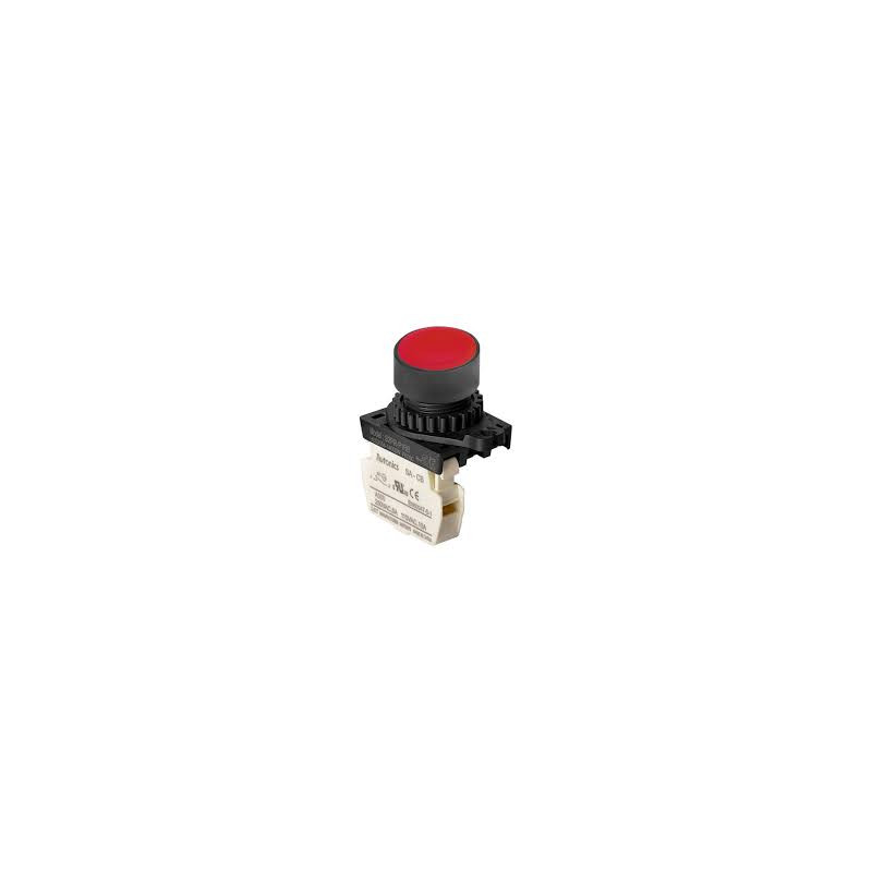 Autonics S2PR-P1RBM ,Montaj 22mm,Kontak-1K,Kırmızı Yaylı,M22 Buton