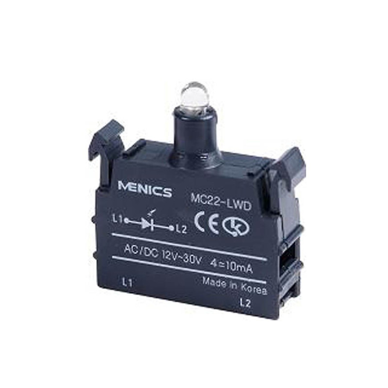 Autonics SA-LD ,Beyaz-24v,M22 Buton Lamba