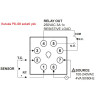 Autonics TAS-B4RJ2C ,Ebat 48x48mm,Besleme 110v..220vac,Yuvarlak-8-Pin,Sensör TC-J,Çıkış Kontak-1A1K,Isı Kontrol Termostat