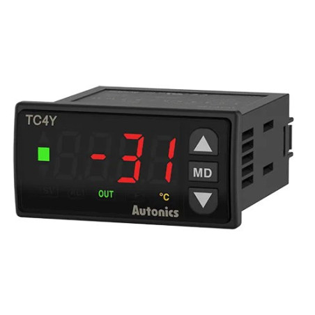 Autonics TC4Y-14R ,Ebat 72x36mm,Besleme 110v..220vac,Sensör PT100 TC,Çıkış Röle Ssr,Isı Kontrol Termostat