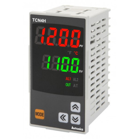 Autonics TCN4H-24R ,Ebat 48x96mm,Besleme 110v..220vac,Sensör PT100 TC,Çıkış Röle Ssr,Termostat,Isı Kontrol