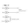 Autonics THD-DD1-T ,Besleme 24vdc,Çıkış Rs485,Ekranlı,Isı-Nem Sensör Transmitter