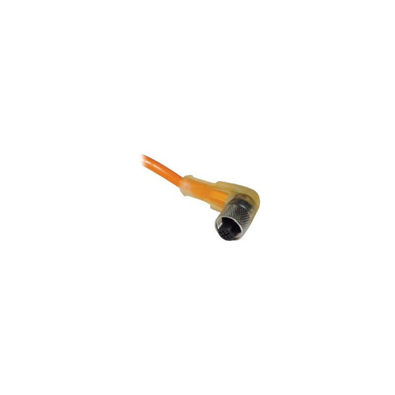 Bedok E12-4RV5LP ,Soket Açı M12 4pin,4-Kablo 5mt,Ledli,Pvc Sensör Kablo