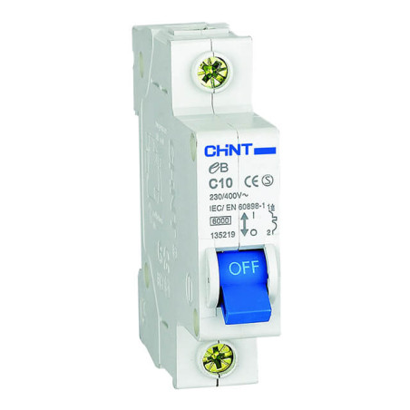 Chint eB-B16 ,1-Faz 1-Kutup,B-16 Amper 4.5kA,Otomatik Sigorta