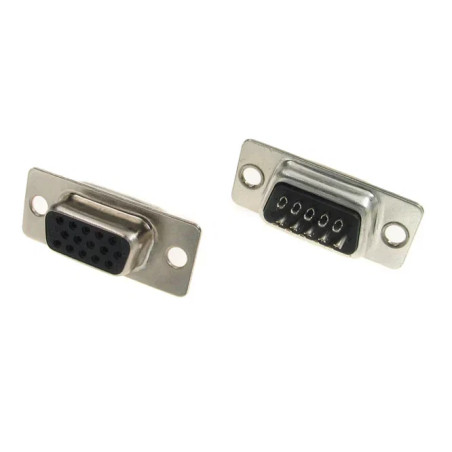 Connfly DS1035-15FBNSISS ,15pin,3x5,Kablo Düz,Dişi Dsub Port