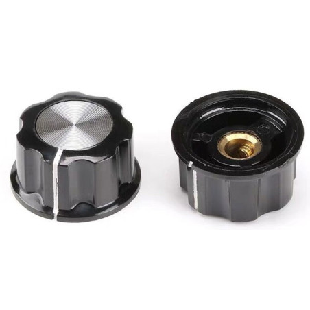 Çin MF-A05 ,45x20mm,Siyah Potansiyometre Başlık
