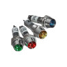 Çin N761L-LED24V-KR ,Montaj 8mm,Kırmızı-24v,Metal M8 Led Lamba