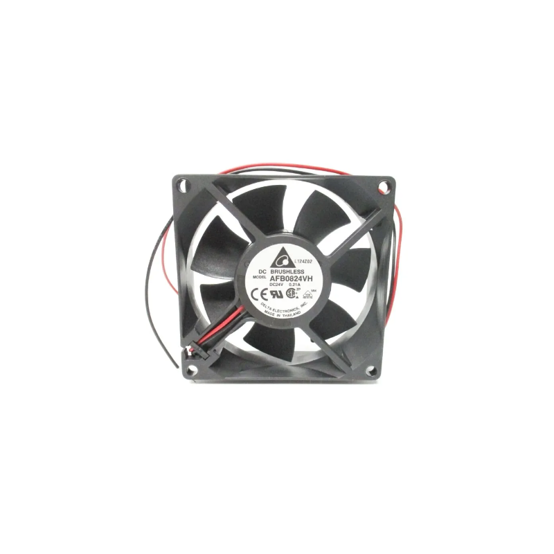 Delta AFB0824VH ,Ebat 80x25mm,Besleme 24vdc 0.21A 4.0W,Hava 42-Cfm,2-Kablo Fan
