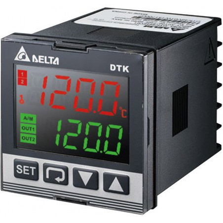 Delta DTK9696V02 ,Ebat 96x96mm,Besleme 110v..220vac,Giriş PT100 TC,Çıkış SSR,Isı Kontrol