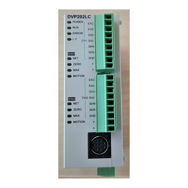 Delta DVP202LC-SL ,Besleme 24vdc,Giriş 2-LC Loadcell,RS485,Plc Ek Genişleme Ağırlık Modül