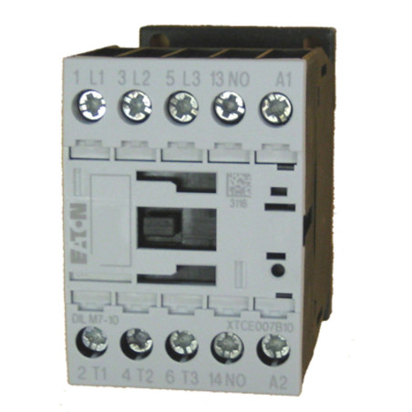 Eaton DILM7-10-EA 24VDC ,Bobin 24vdc,Güç 3kw 6 Amper,Kontak-3P 1A,Kontaktör