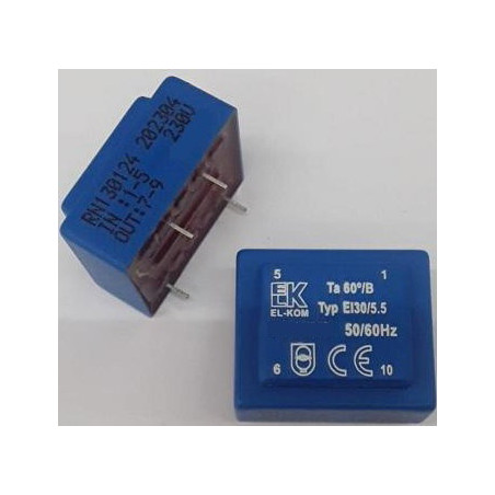 El-Kom RN130323 ,Güç 1.5va,Giriş 220v,Çıkış 9v,Pcb-4pin Trafo