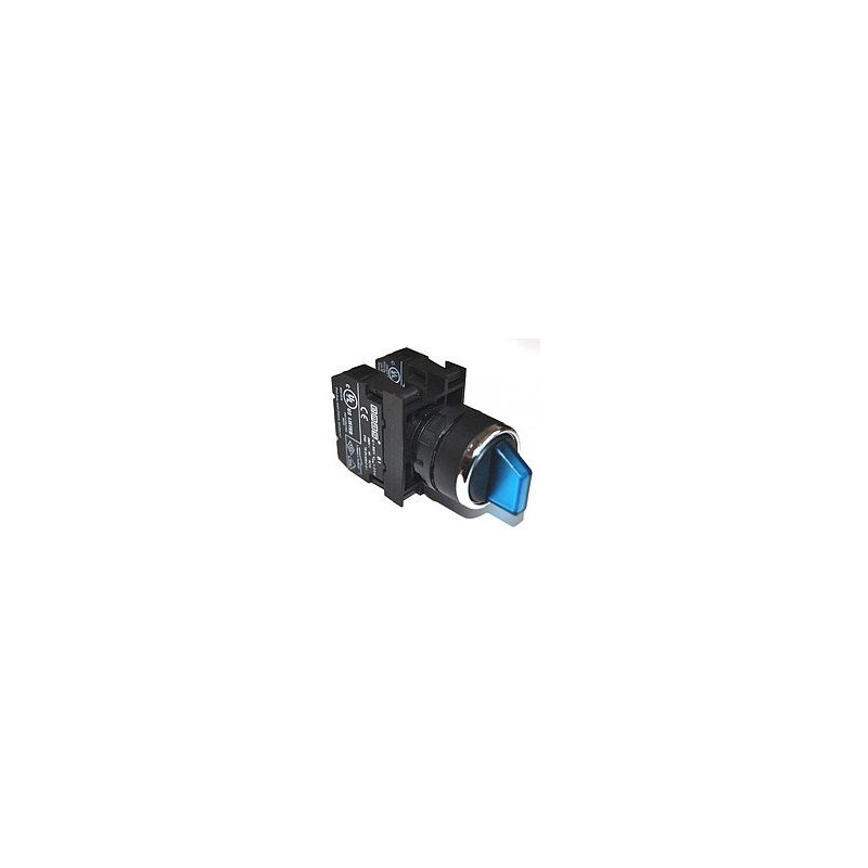 Emas B101SL30M ,Montaj 22mm,3-Konum Kontak-2A,Mavi Kalıcı,M22 Anahtar