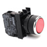 Emas B200DK ,Montaj 22mm,Kontak-1K,Kırmızı Yaylı,M22 Buton